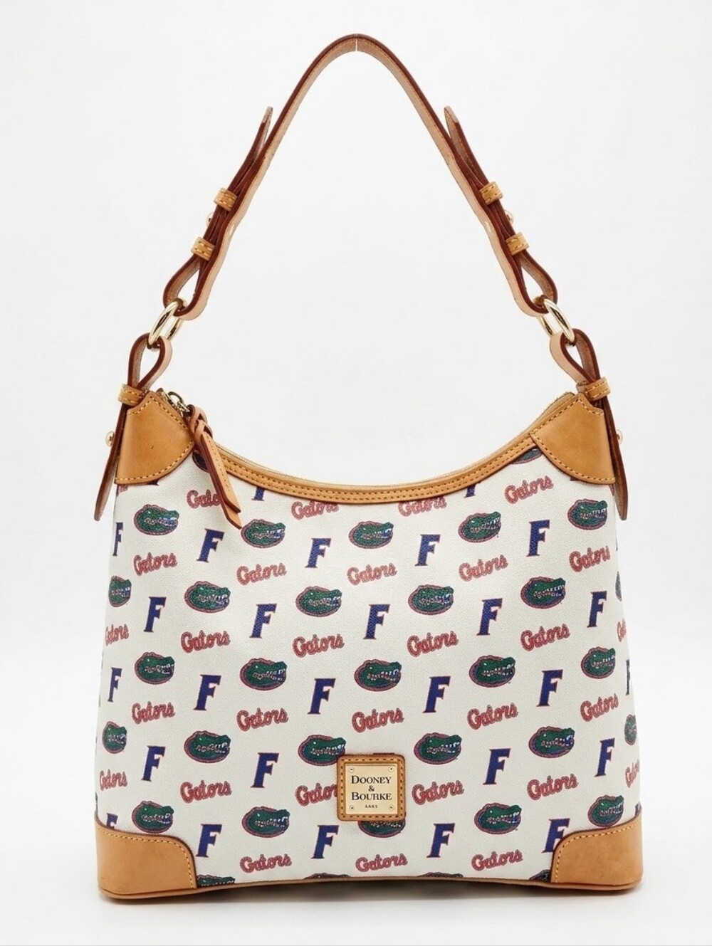 Dooney & Bourke Florida Gators Hobo Bag with Tan Trim